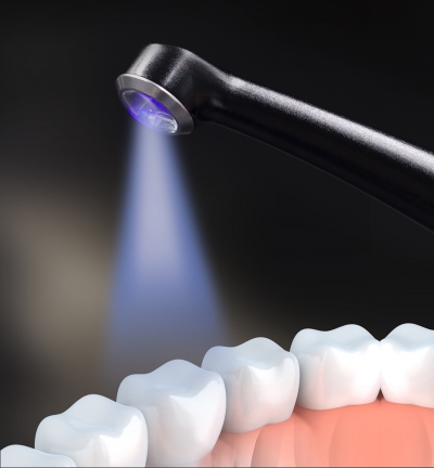 Стоматологическая светодиодная полимеризационная лампа Sunt smil lume с сенсорной подставкой-1