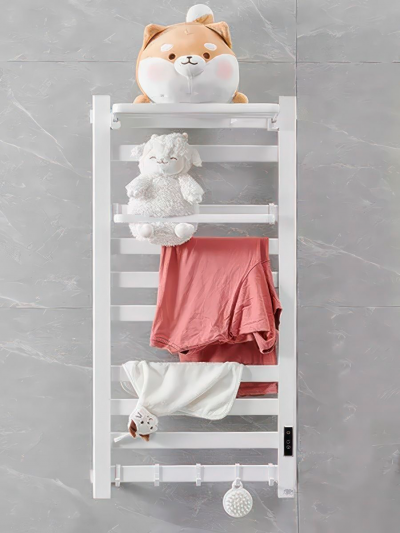 Полотенцесушитель электрический Loder 49*96 см с вешалкой (правое подключение) белый-1