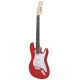 Электрогитара для начинающих Set de Guitare, красная, комплект Premium